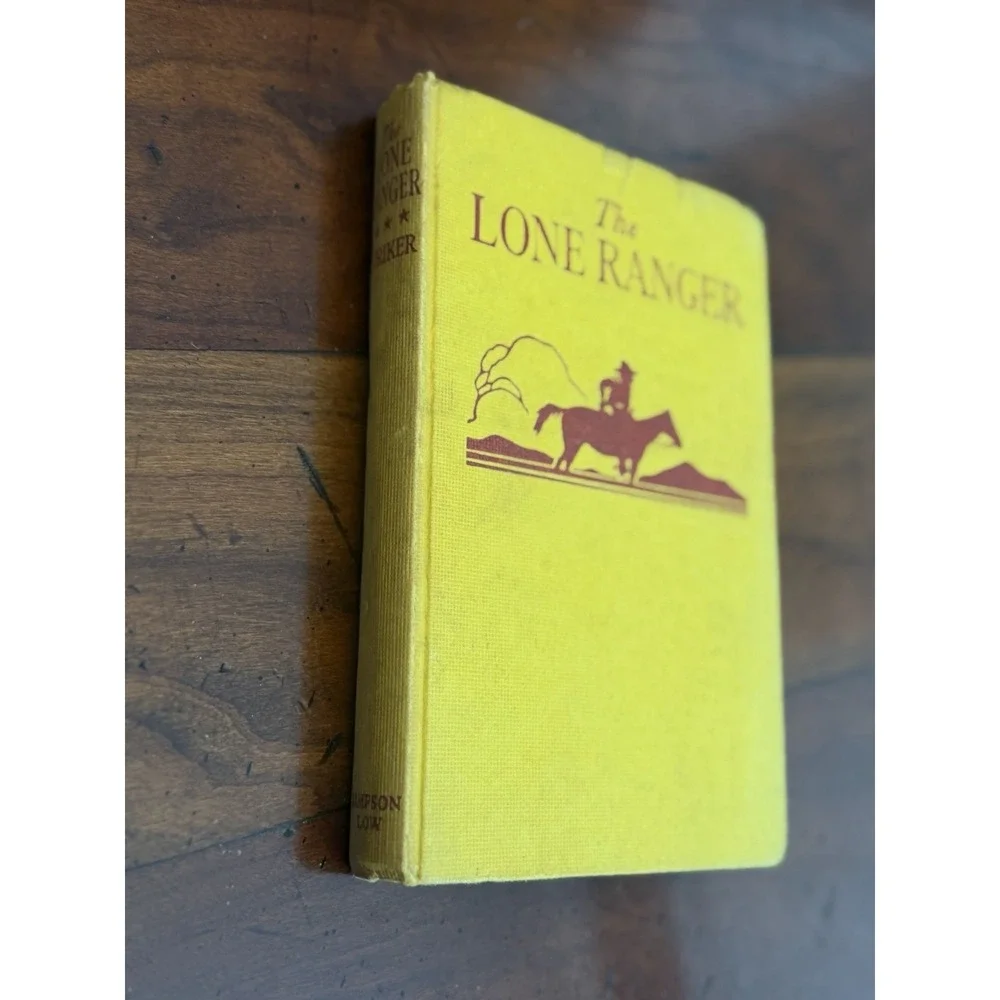 Vintage 1936 The Lone Ranger Hardcover Book - Rare UK Edition Purnell & Sons
